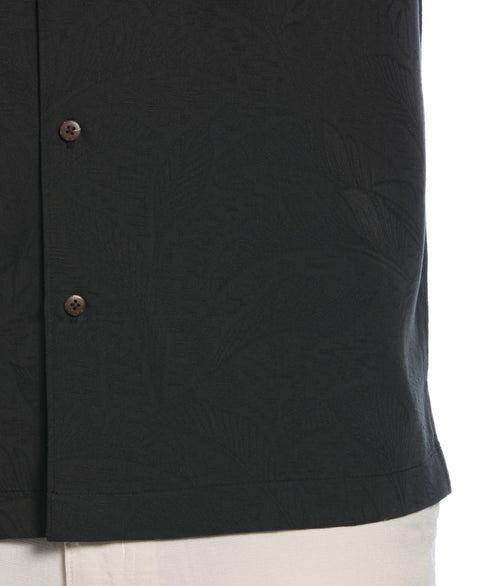 Palm Print Shirt (Jet Black) 