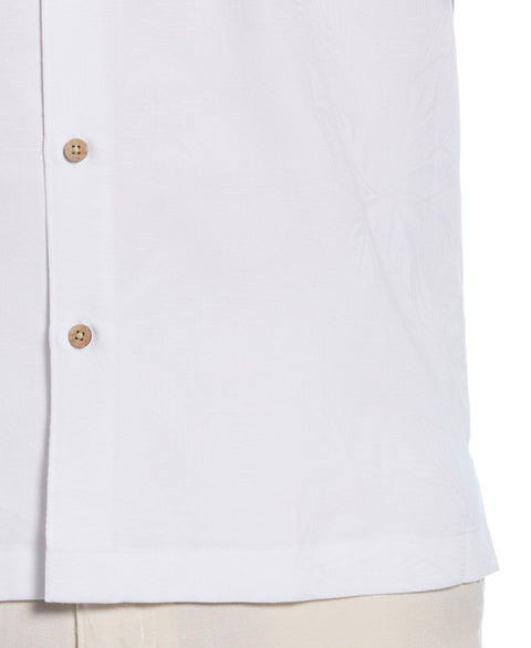 Palm Print Shirt (Brilliant White) 