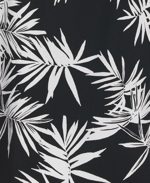 Palm Print Shirt (Jet Black) 