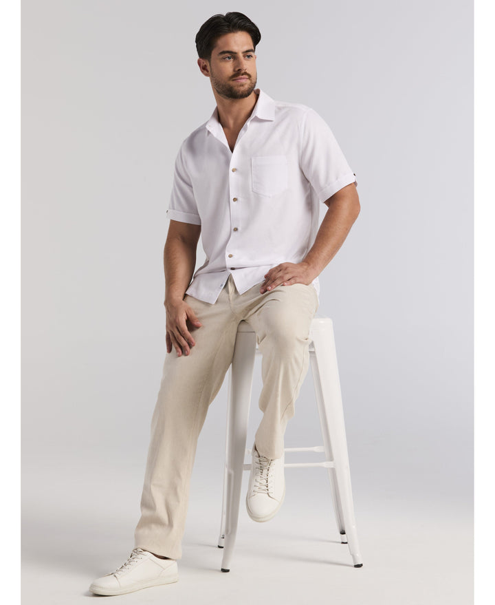 Palm Print Shirt-Casual Shirts-Cubavera