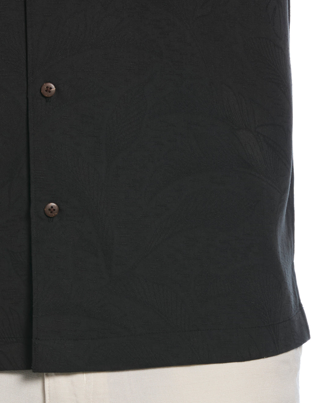 Palm Print Shirt (Jet Black) 