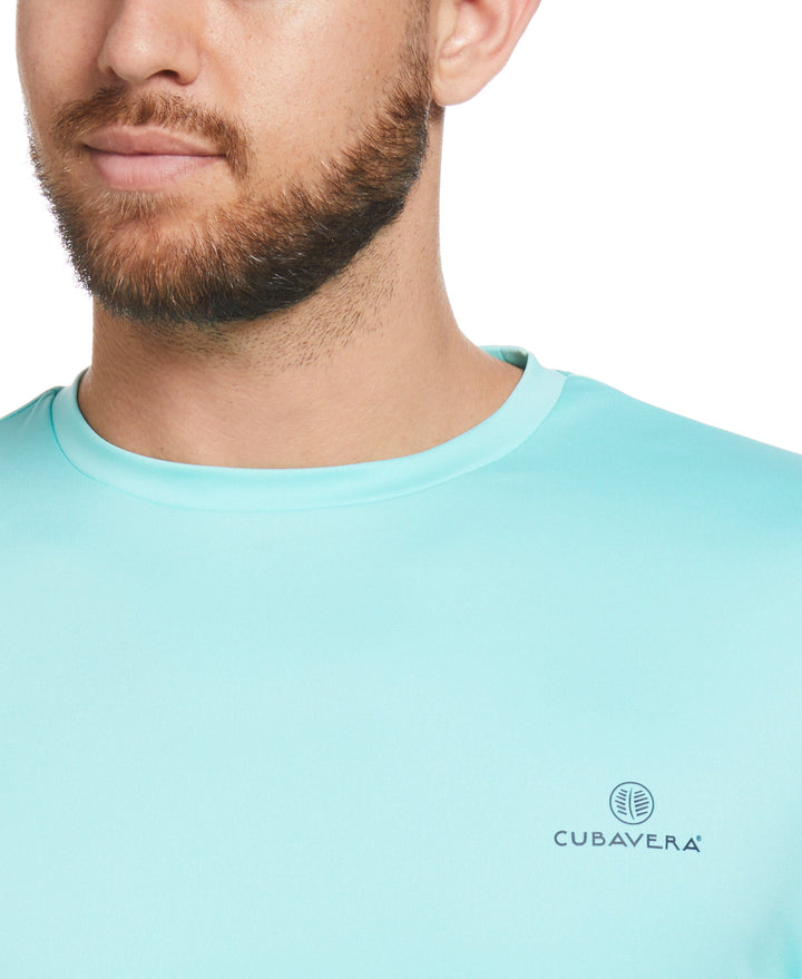Paradise Print Sun Protection Shirt (Aruba Blue) 