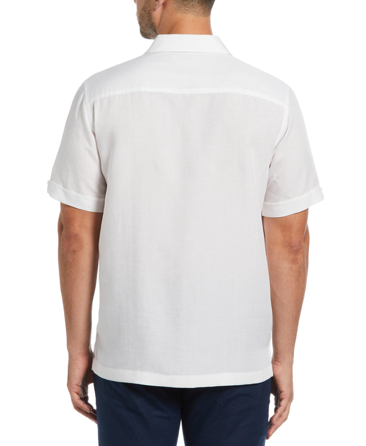 Parrot Chest Print Shirt (Brilliant White) 