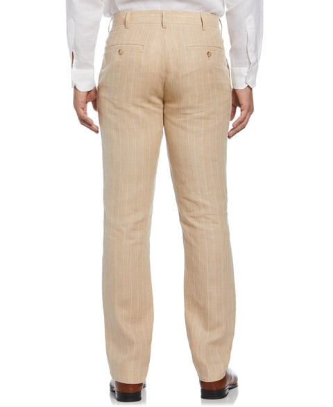 Pinstripe Linen Pant (Incense) 