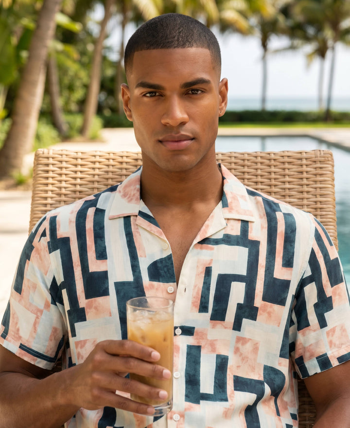 Retro Camp Shirt-Casual Shirts-Cubavera