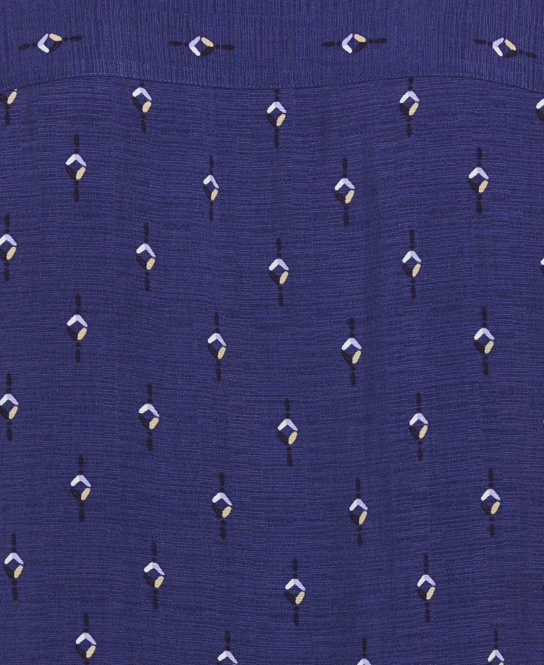 Retro Geometric Print Shirt (Skipper Blue) 