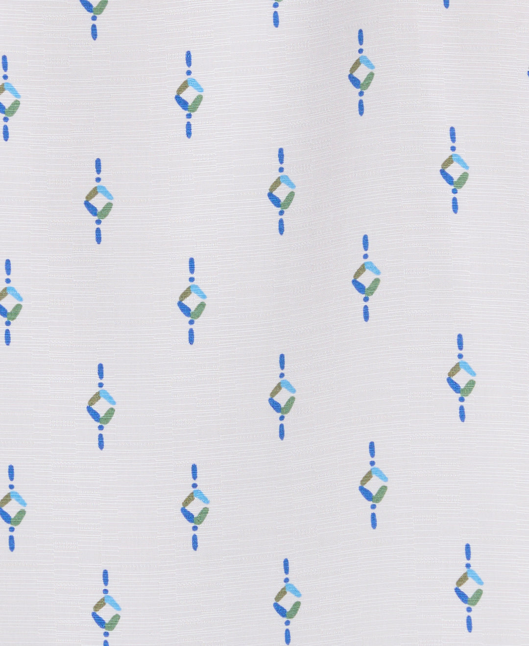 Retro Geometric Print Shirt (Brilliant White) 