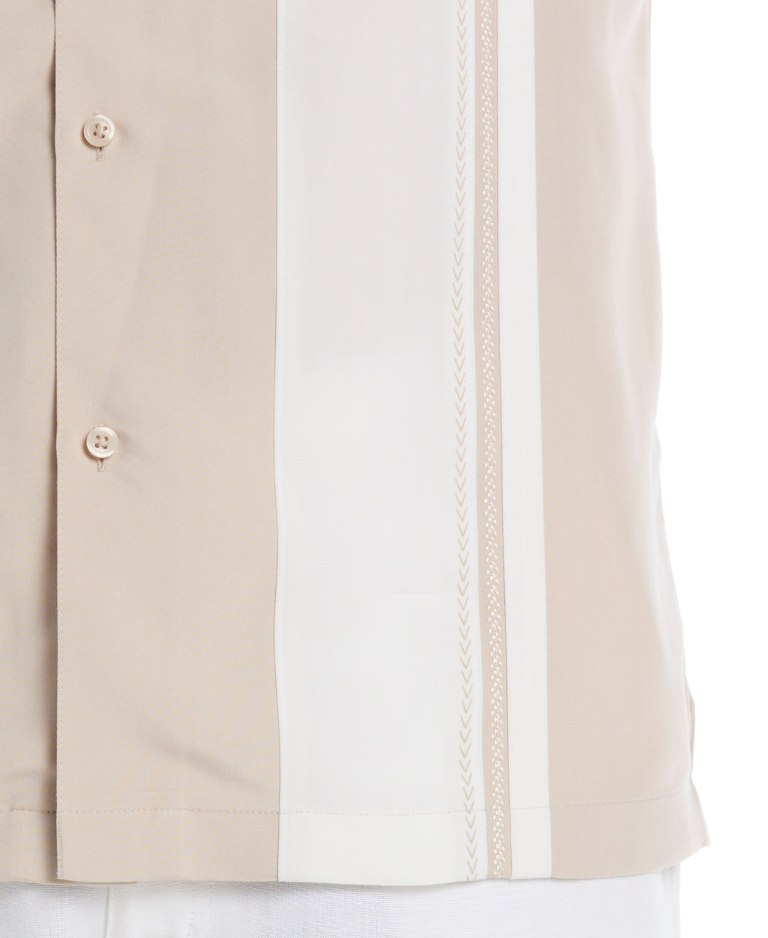 Color Block Panel Shirt (Island Fossil) 