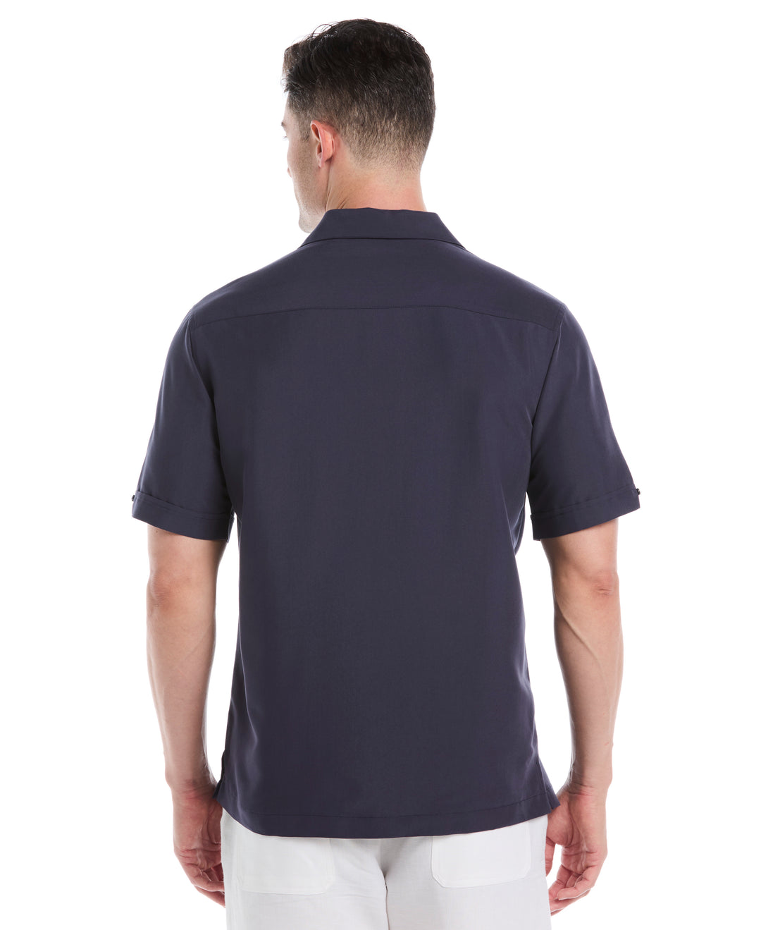 Color Block Panel Shirt (Mood Indigo) 