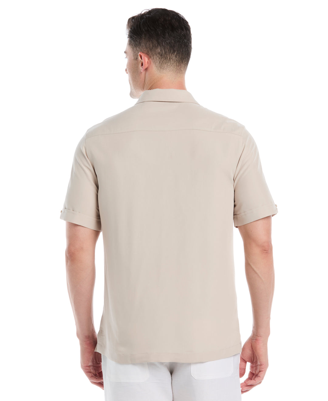 Color Block Panel Shirt (Island Fossil) 