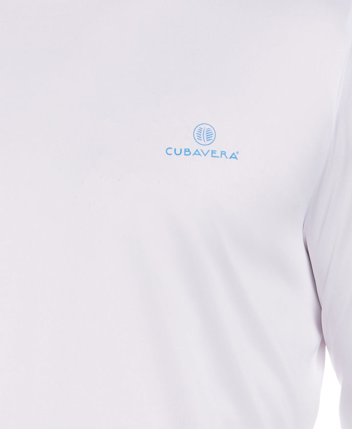 Sail Away Print Sun Protection Shirt (Brilliant White) 