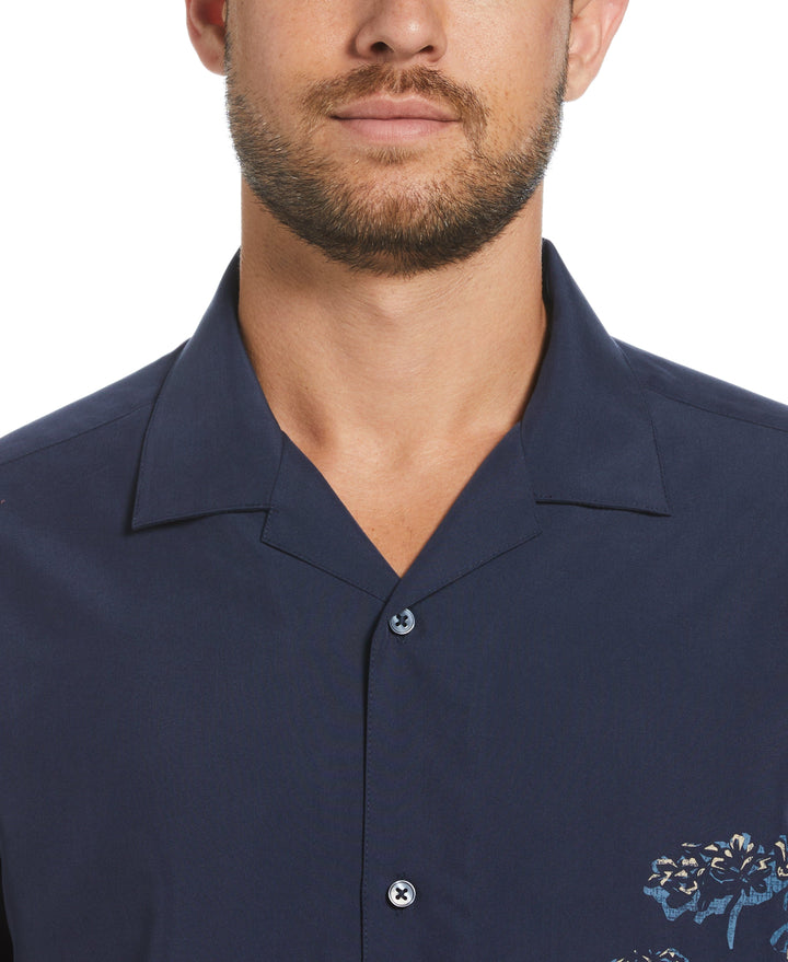 Scenic Placement Print Shirt (Navy Iris) 