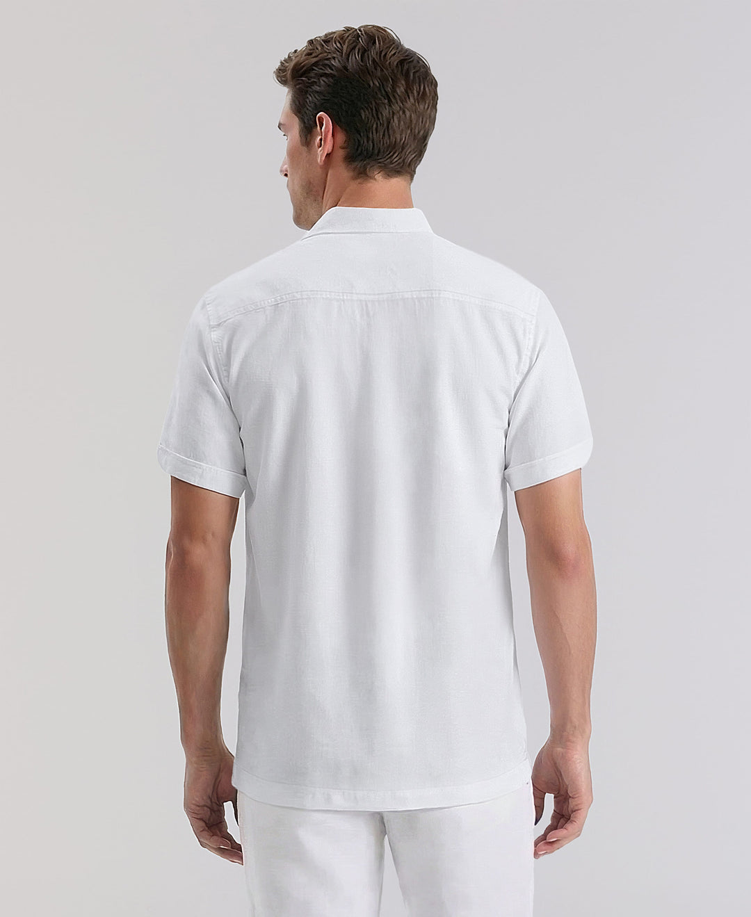 SCENIC PRINT SHIRT (Brilliant White) 