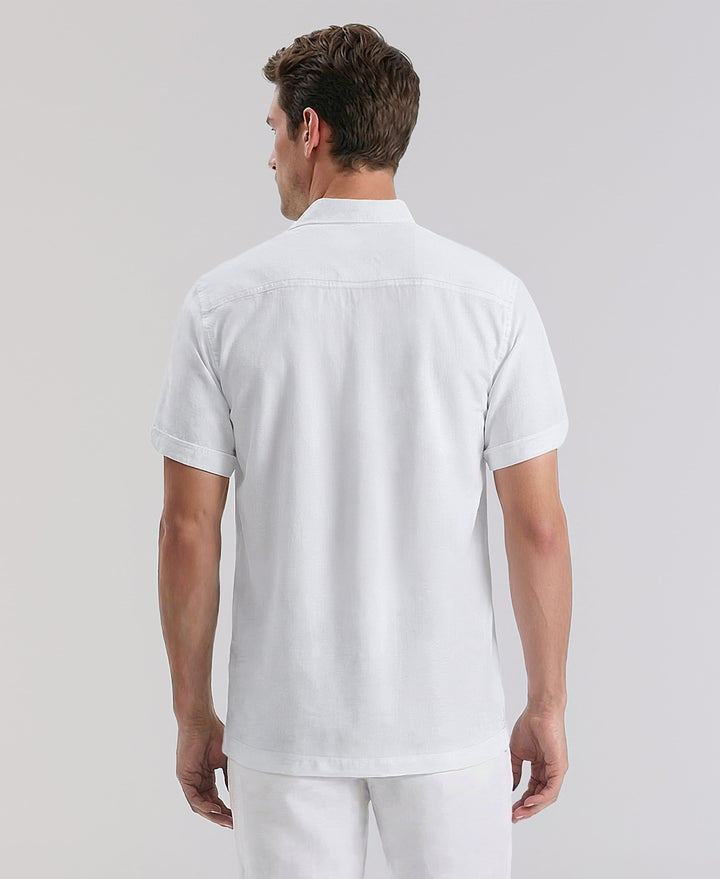 SCENIC PRINT SHIRT (Brilliant White) 