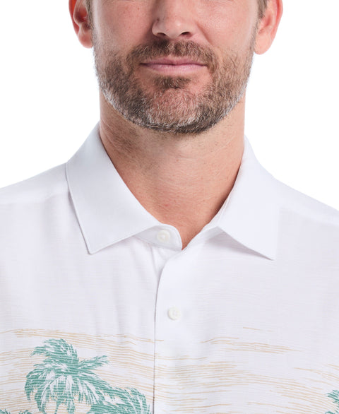 Scenic Print Shirt (Brilliant White) 