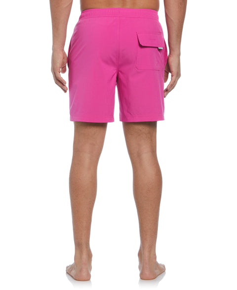 Solid 7" Swim Short (Rose Violet) 