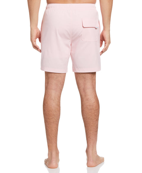 Solid 7" Swim Short (Rose Shadow) 