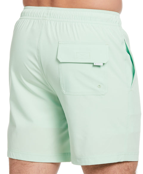 Solid 7" Swim Short (Pastel Green) 