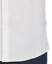 Solid Linen Blend Shirt (Brilliant White) 