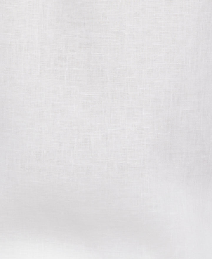 Solid Linen Sport Shirt (Bright White) 