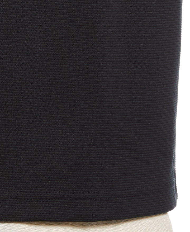 1/4 Zip Long Sleeve Sweater (Jet Black) 