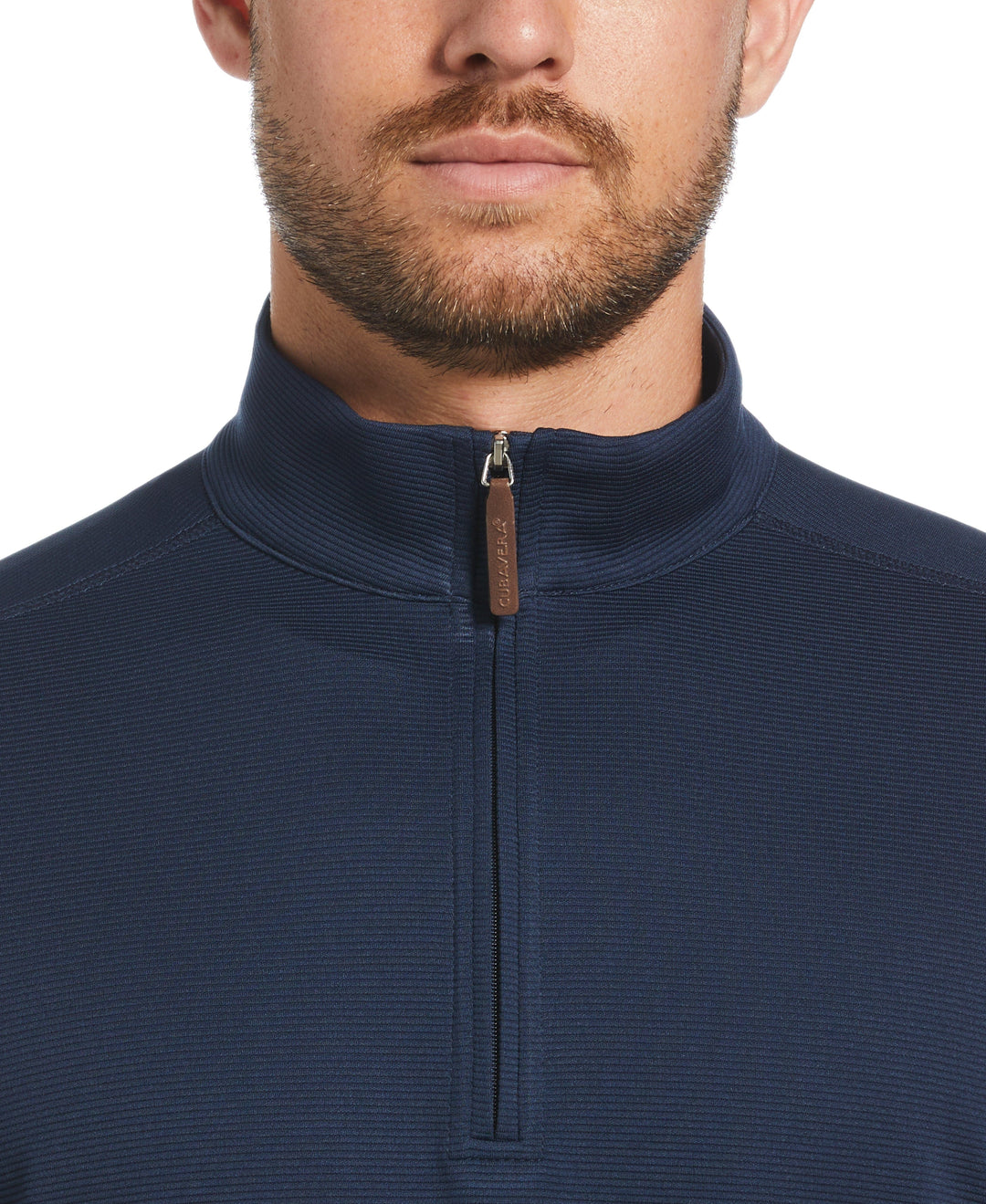 1/4 Zip Long Sleeve Sweater (Dress Blues) 