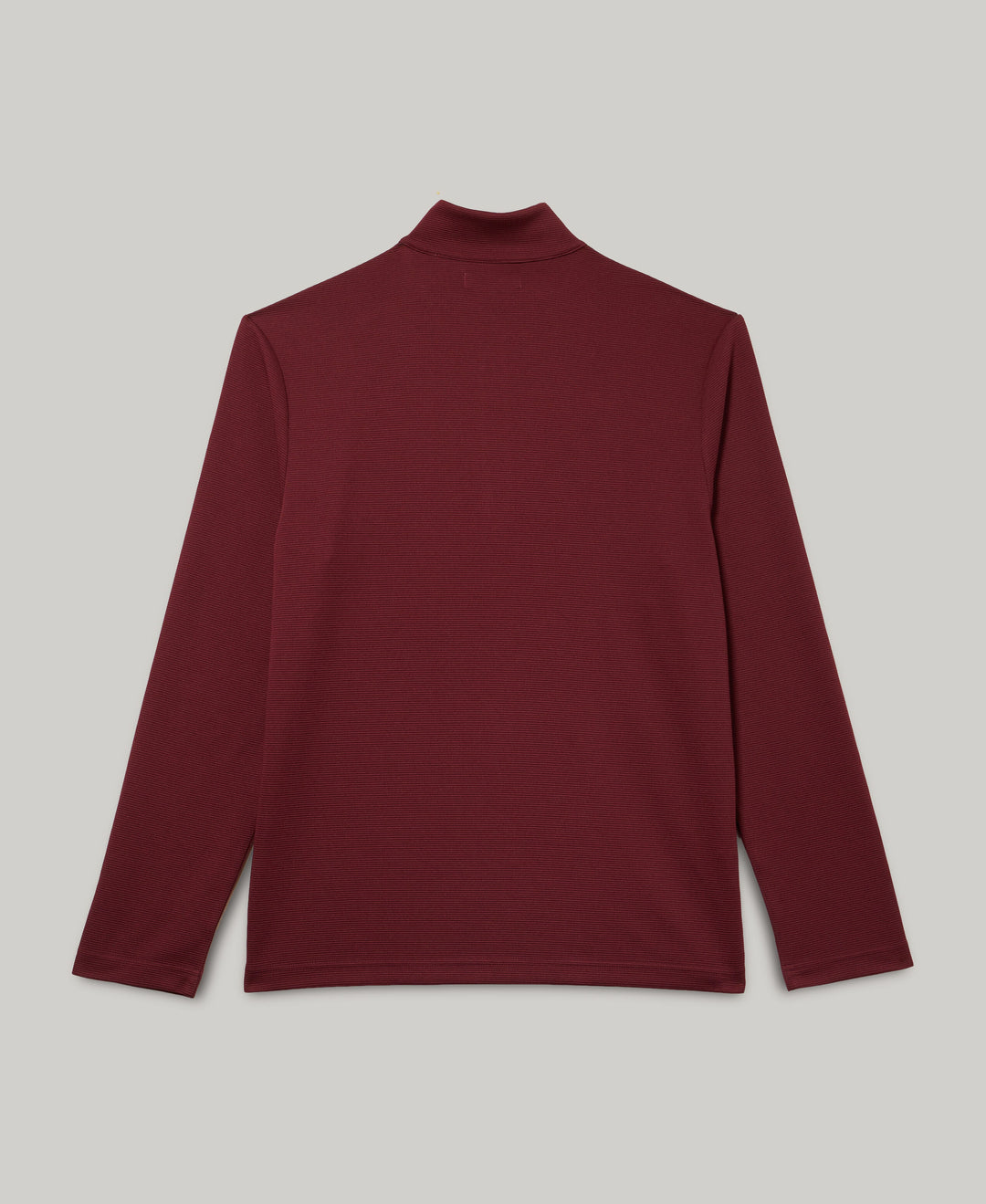 1/4 Zip Long Sleeve Sweater (Tawny Port) 