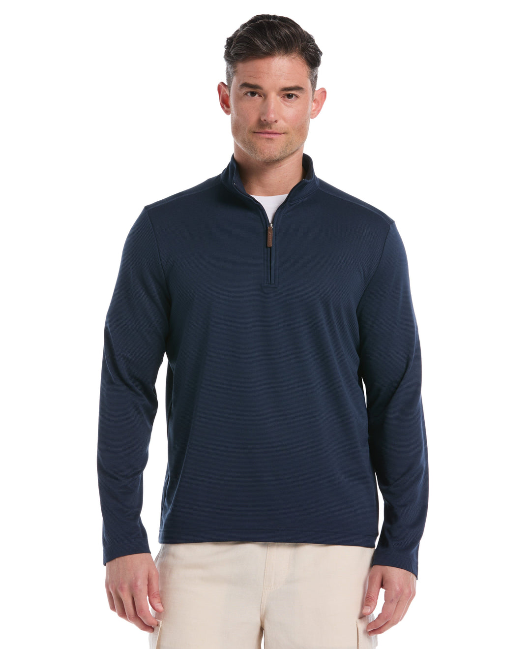 1/4 Zip Long Sleeve Sweater (Dress Blues) 
