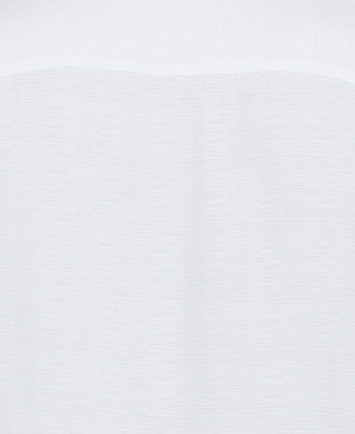 Viscose Textured Cuban Collar Shirt (Brilliant White) 