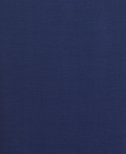 Viscose Textured Cuban Collar Shirt (Estate Blue) 