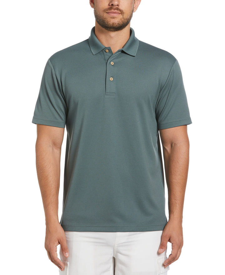 Wicking Ottoman Golf Polo Shirt (Balsam Green) 