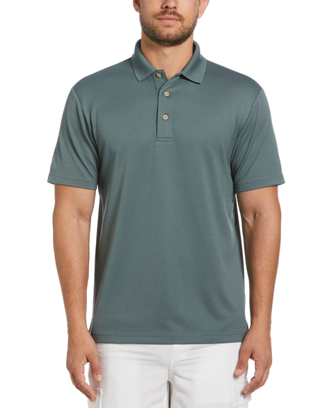 Solid Textured Polo (Balsam Green) 