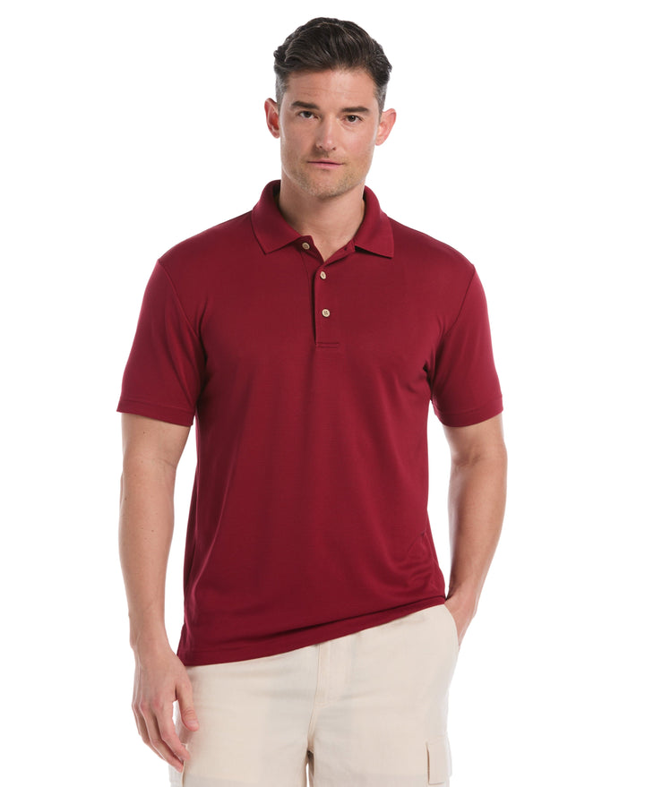 Wicking Ottoman Golf Polo Shirt (Biking Red) 