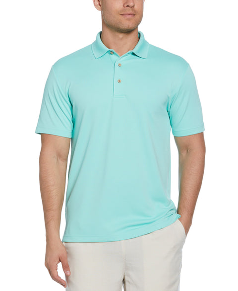 Solid Textured Polo (Cascade) 