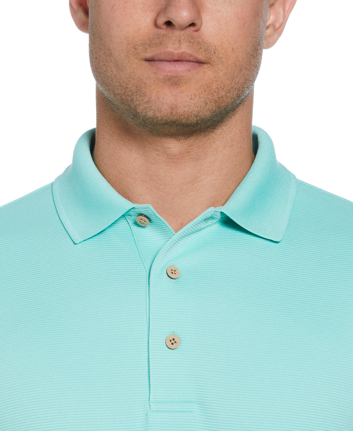 Wicking Ottoman Golf Polo Shirt (Cascade) 