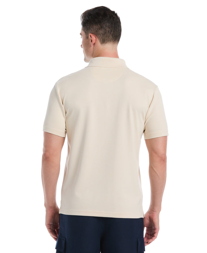 Wicking Ottoman Golf Polo Shirt (Summer Sand) 