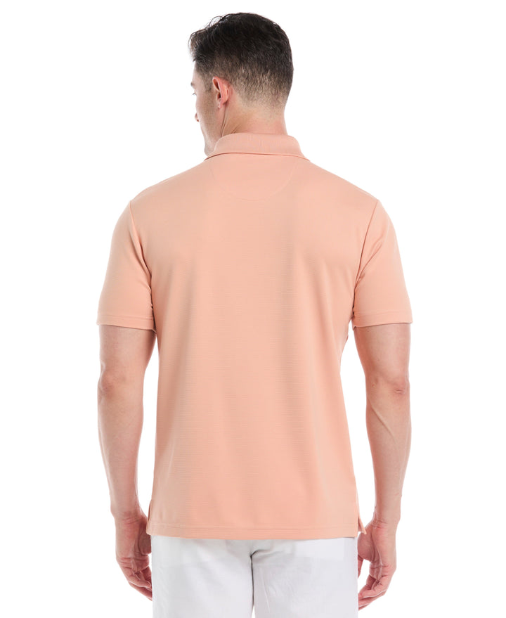 Wicking Ottoman Golf Polo Shirt (Dusty Coral) 