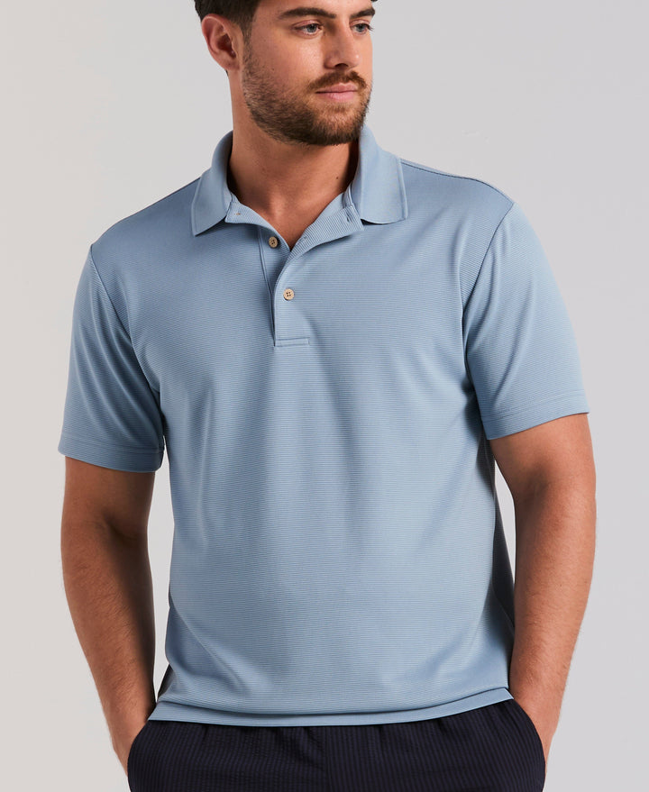 Wicking Ottoman Golf Polo Shirt (Mountain Spring) 