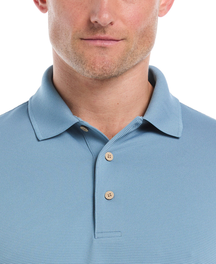 Wicking Ottoman Golf Polo Shirt (Windward Blue) 
