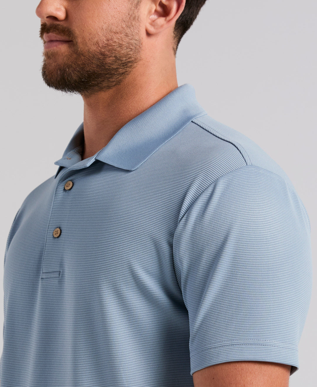 Wicking Ottoman Golf Polo Shirt (Mountain Spring) 