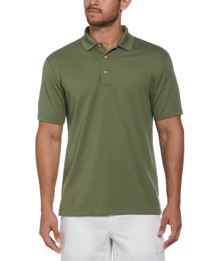 Wicking Ottoman Golf Polo Shirt (Olivine) 