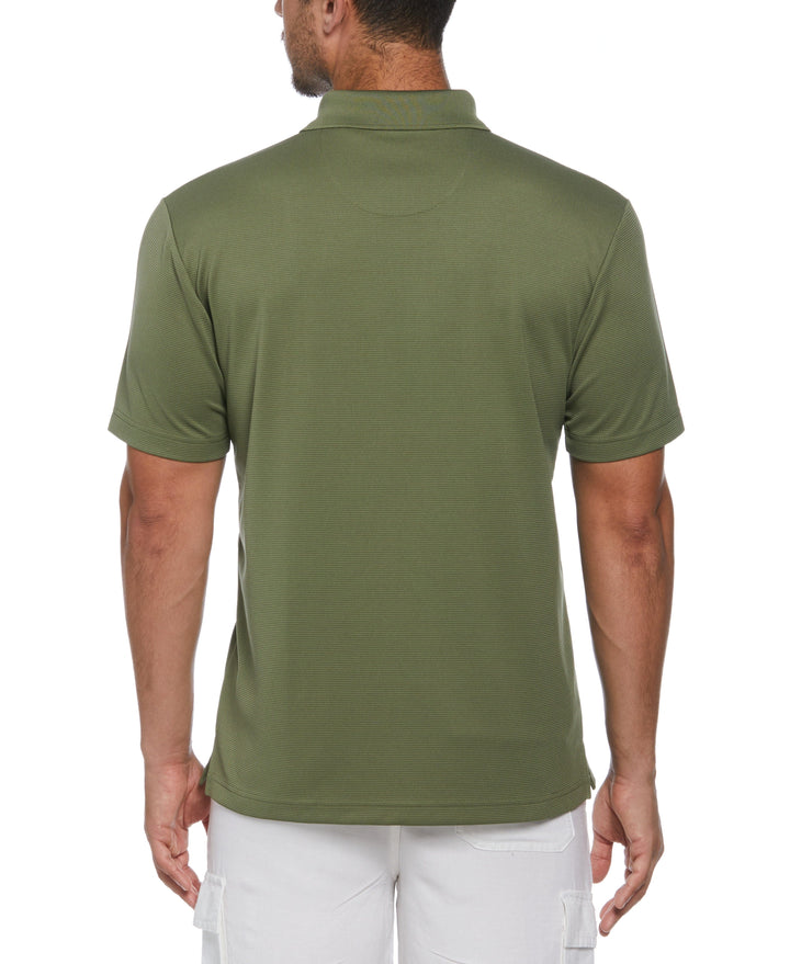 Wicking Ottoman Golf Polo Shirt (Olivine) 