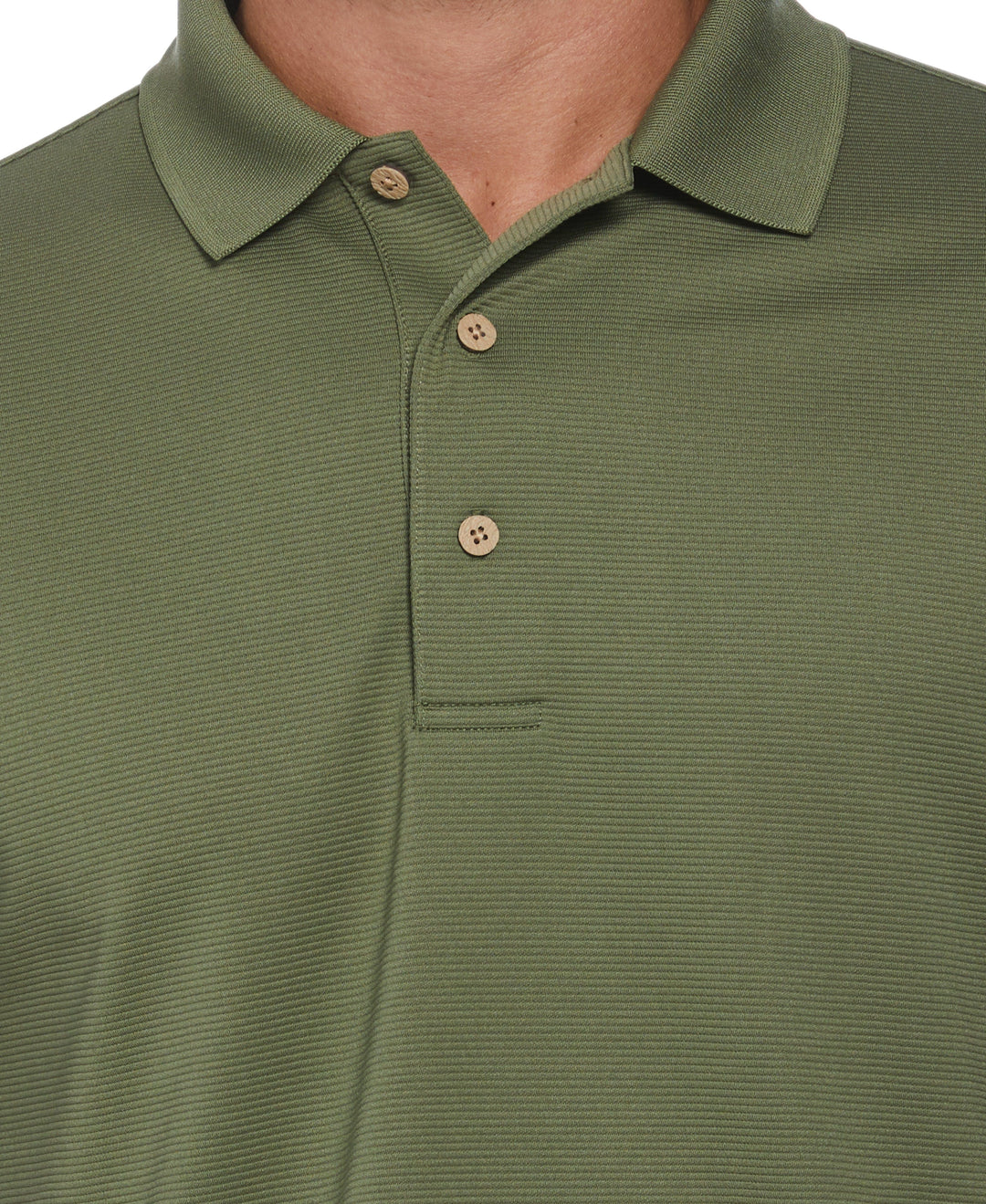 Wicking Ottoman Golf Polo Shirt (Olivine) 
