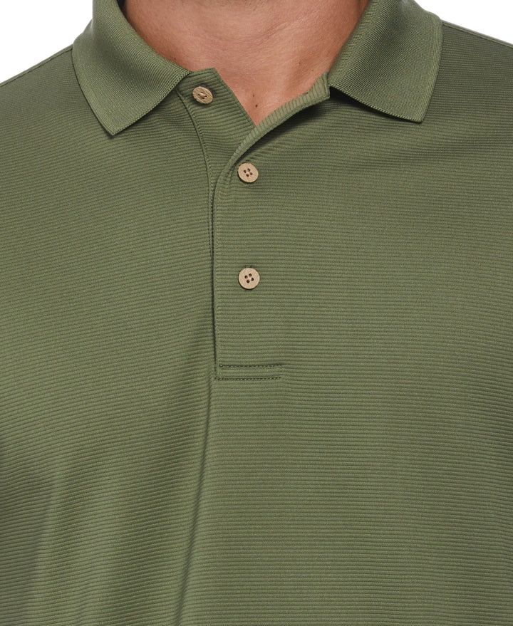 Wicking Ottoman Golf Polo Shirt (Olivine) 