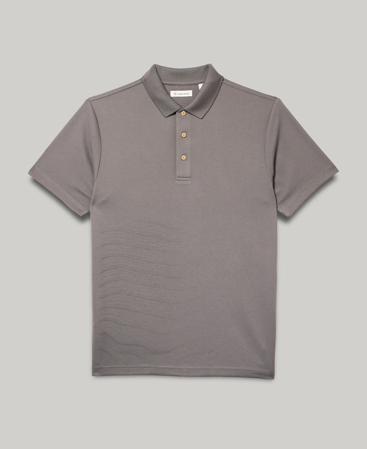 Wicking Ottoman Golf Polo Shirt (Quiet Shade) 