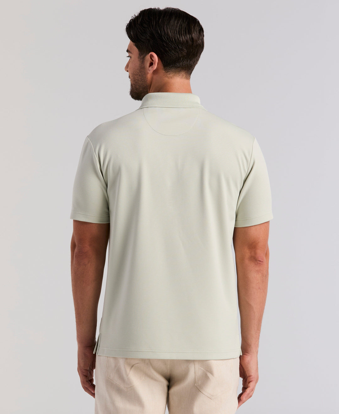 Wicking Ottoman Golf Polo Shirt (Mercury) 