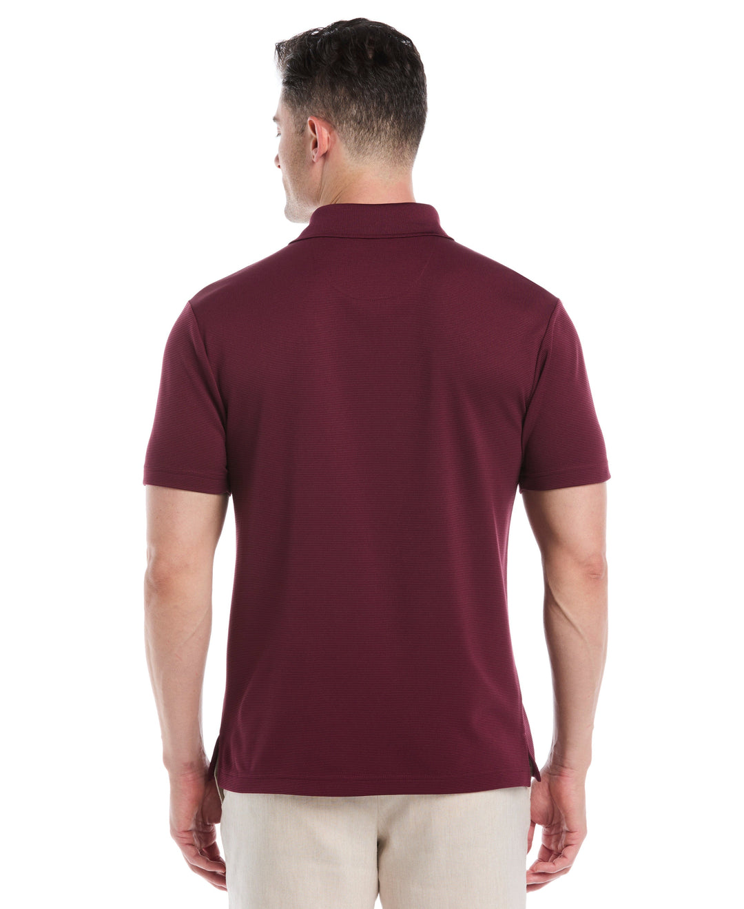 Wicking Ottoman Golf Polo Shirt (Windsor Wine) 