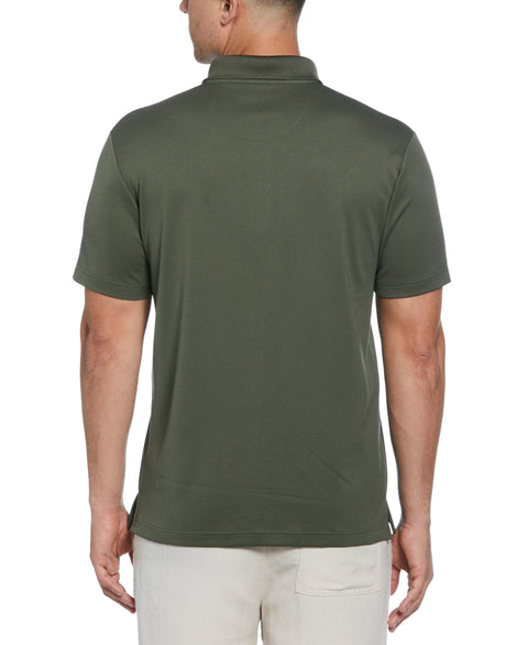 Solid Textured Polo (Thyme) 