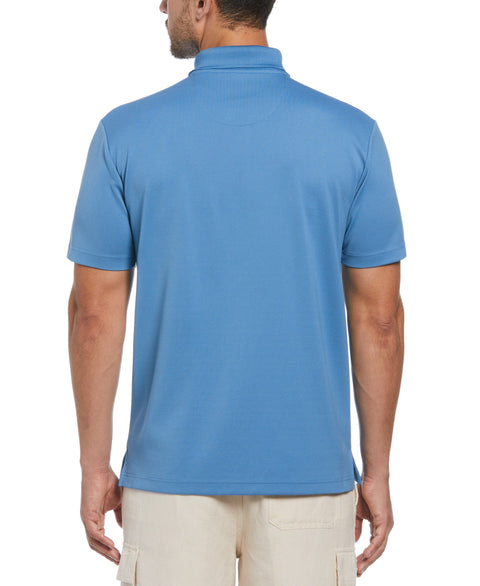 Solid Ottoman Essential Polo (Parisian Blue) 