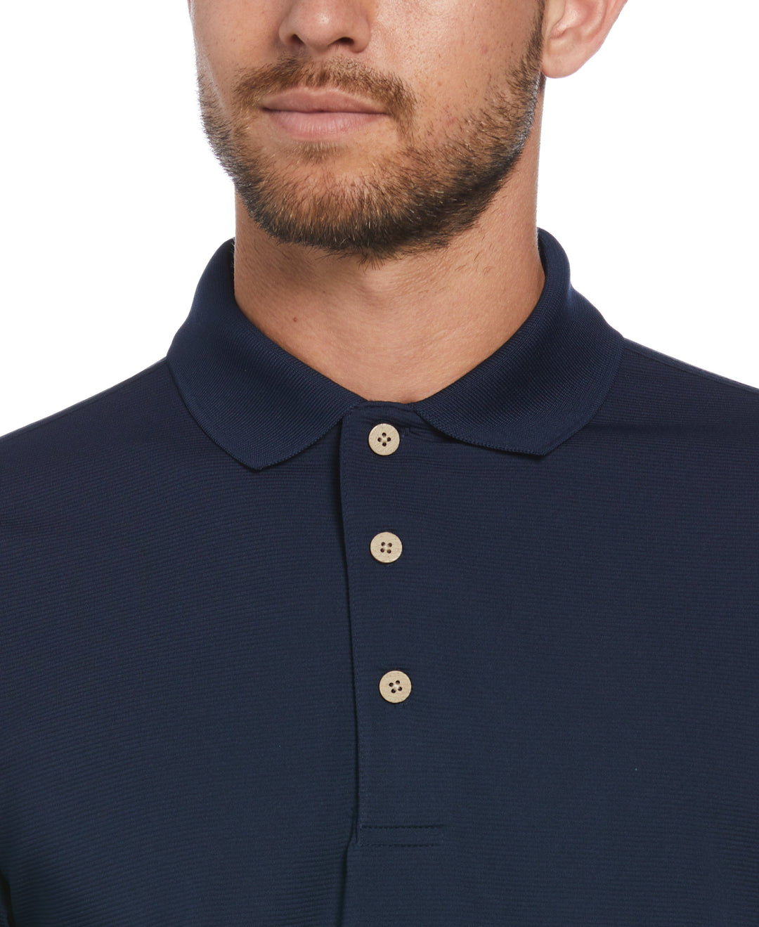 Wicking Ottoman Golf Polo Shirt (Dress Blues) 